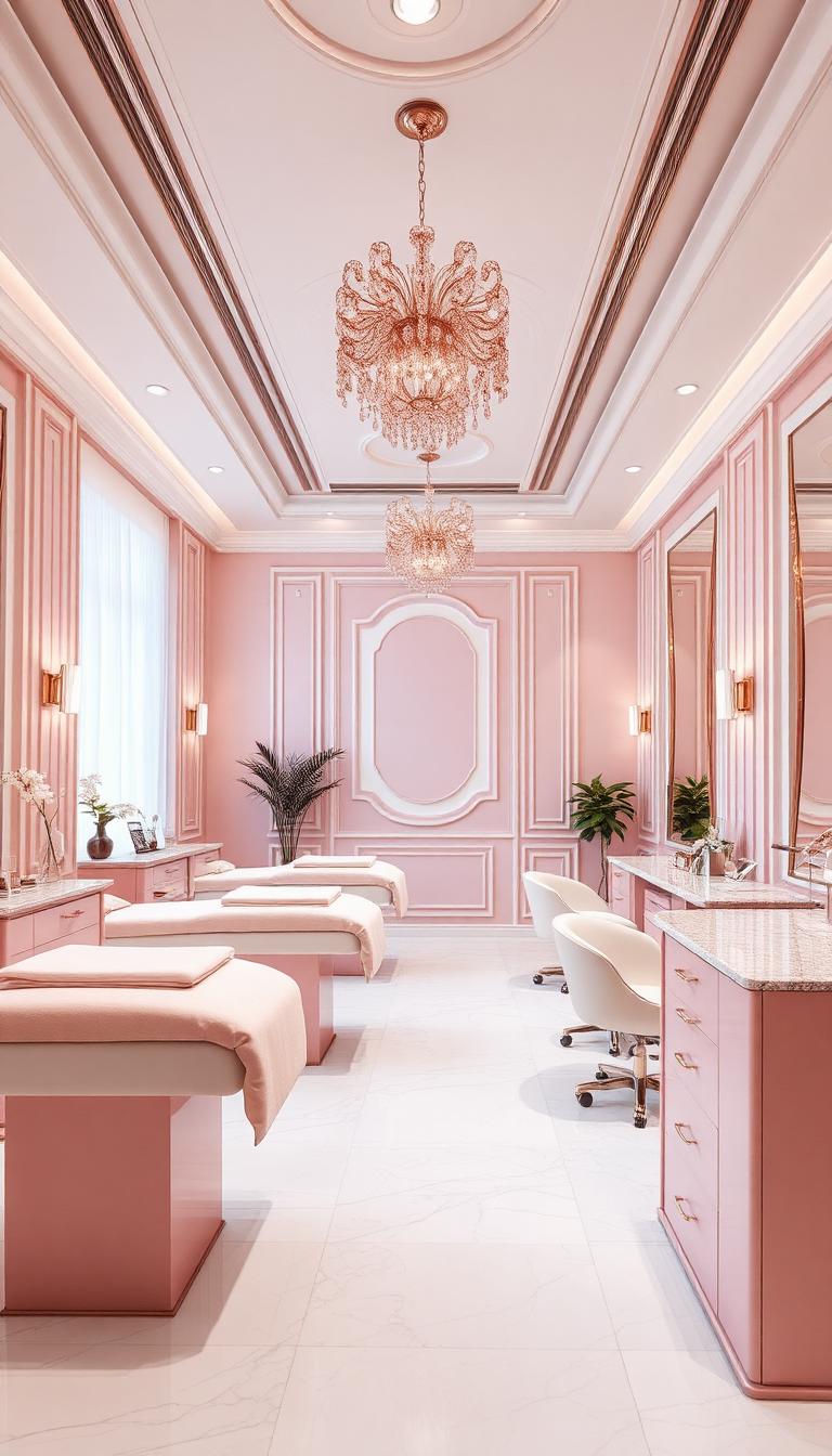 Intérieur du centre de beauté à Tanger